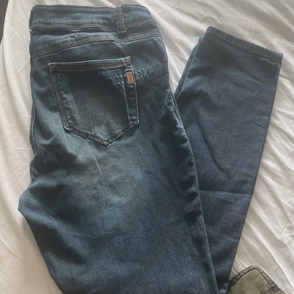 1822 Denim Dark Blue Skinny Jeans